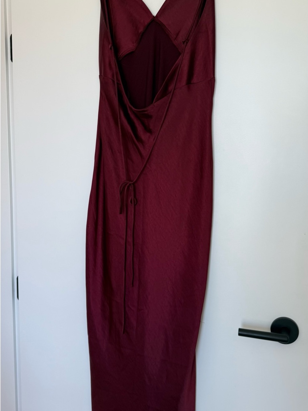 Park & Fifth Burgundy Slip Maxi Dress - Picture 4 of 13